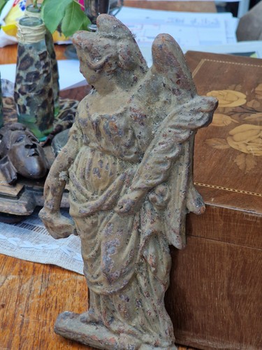 Antik gusseisen engel wand - ,