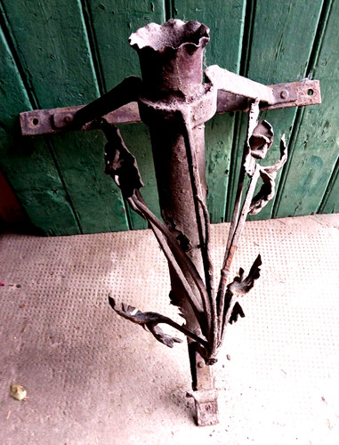 Antiker fahnenhalter - antiker,