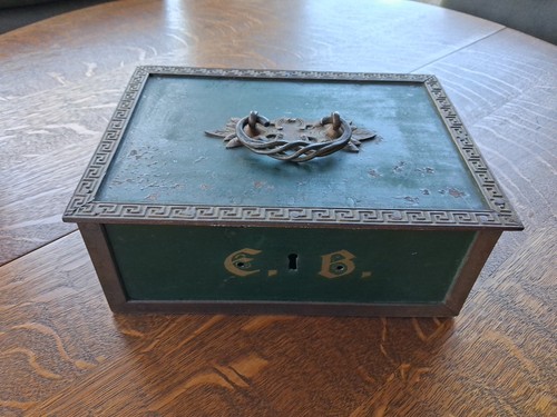 Antike geldkassette 1900 - antike,