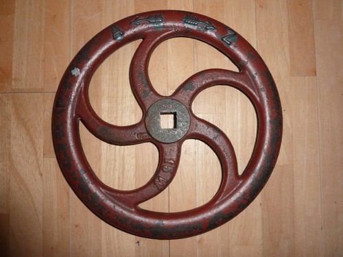 Antikes gusseisen maschinenrad - antikes,