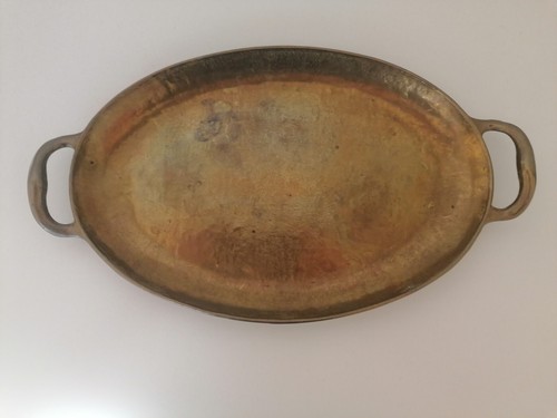 Antikes messingtablett 1910 - messingtablett,