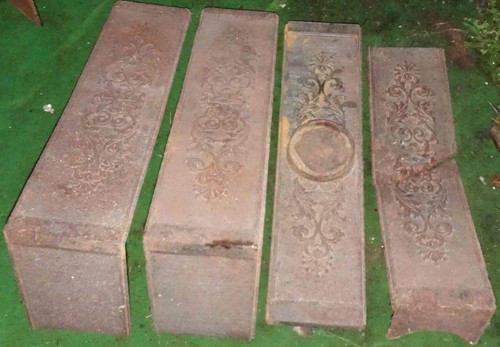 Teile guss von ofen relief - 2,