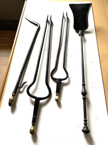 Antike kaminbesteckteile - 4,