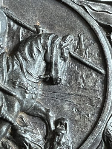 Antikes relief eisen - relief, von