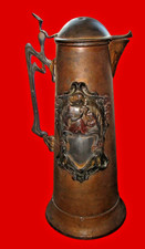 Jugendstil Krug Metall datiert