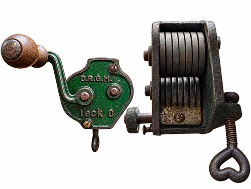 Antiker bohnenschneider teck - bohnenschneider,