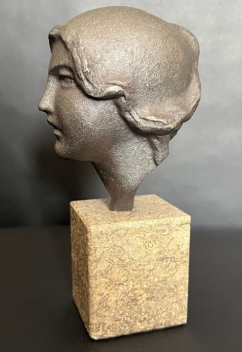 Art deco frauenbüste eisen - frauenbüste,